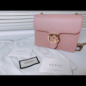Gucci Dollar Calfskin Small Interlocking Bag